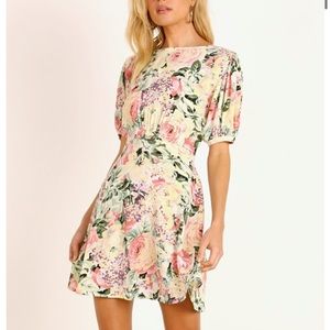 faithfull the brand sidonie mini dress venissa floral